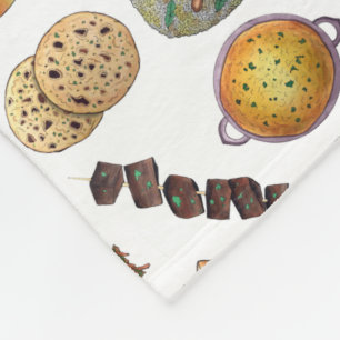 Cobertor De Velo Índia: Comidas e cozinha da Índia Ilustração