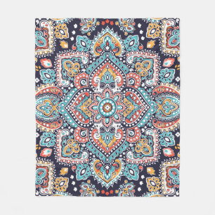 Cobertor De Velo Indian Paisley: Padrão Étnico de Mandala