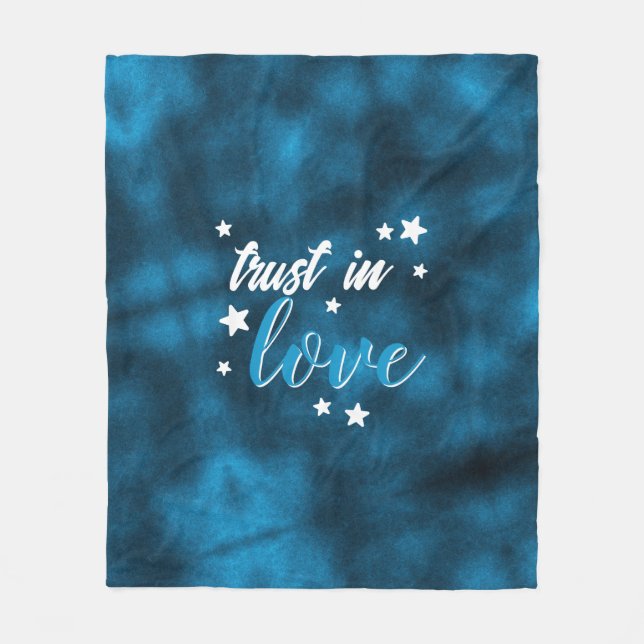 Cobertor De Velo Indigo "Trust In Love" (Frente)