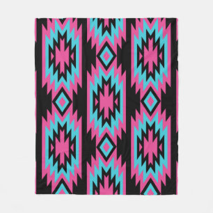 Cobertor De Velo Índio étnico-americano: Aztec Motifs.