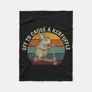 Cobertor De Velo Indo para Causar uma Confusão Funny Groundhog anda