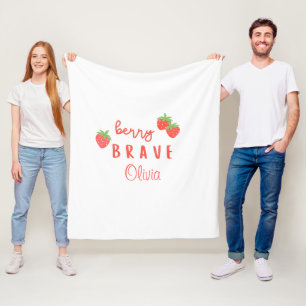 Cobertor De Velo infância corajosa com câncer personalizado nome