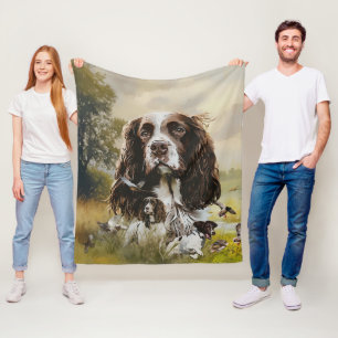 Cobertor De Velo Inglês Springer Spaniel