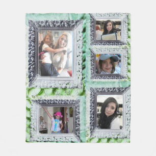 Cobertor De Velo Inserções de Foto do Quadro Silver Blanket 5