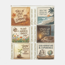 Cobertor De Velo Inspirational Quote Art Sticker Sheet