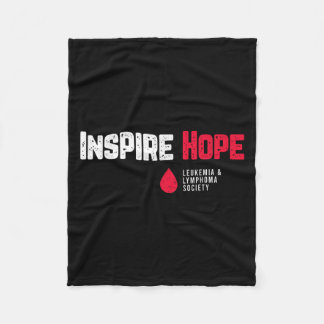 Cobertor De Velo Inspire Hope Leucemia E Linfoma Sociedade Sangue C