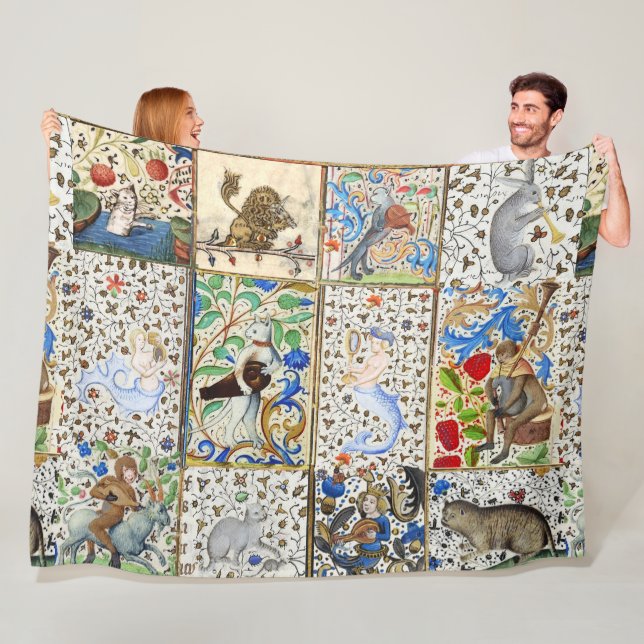 COBERTOR DE VELO INSTRUMENTOS MUSICAIS DE JOGO BESTIÁRIO MEDIEVAL (In Situ)