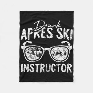 Cobertor De Velo Instrutor de Après Ski Engraçado Bebendo Cerveja E