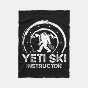 Cobertor De Velo Instrutor de Esqui Yeti Sasquatch Para Uma Esquiad