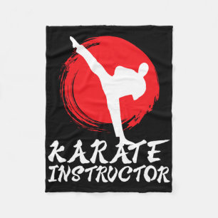 Cobertor De Velo Instrutor Karate Professora Karate Instrutor Karat