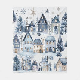 Cobertor De Velo Inverno Onederland Casas de Natal Aniversário