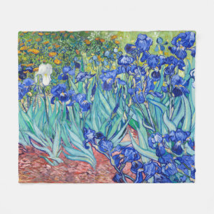 Cobertor De Velo Irises Vincent van Gogh