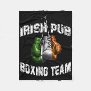 Cobertor De Velo Irish Boxing Funny Ireland Flag - Irish Pub