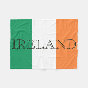Cobertor De Velo Irish Flag Ireland Fleece Blanket arc1