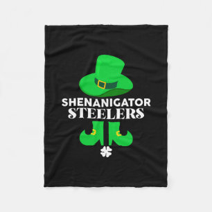 Cobertor De Velo Irish Shenanigator Steelers