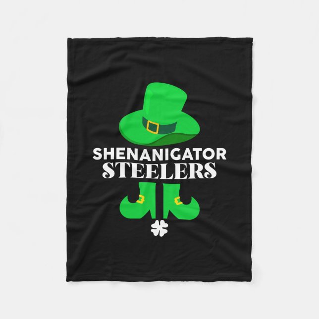 Cobertor De Velo Irish Shenanigator Steelers (Frente)
