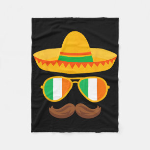 Cobertor De Velo Irlanda Flag Sungles Irish Cinco De Mayo Mexicano