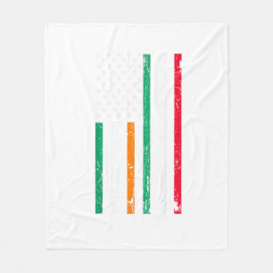 Cobertor De Velo Irlandês Italiano American Flag Irlanda Itália RUA