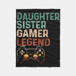 Cobertor De Velo Irmã Filha Gamer Legend Fala Videogame