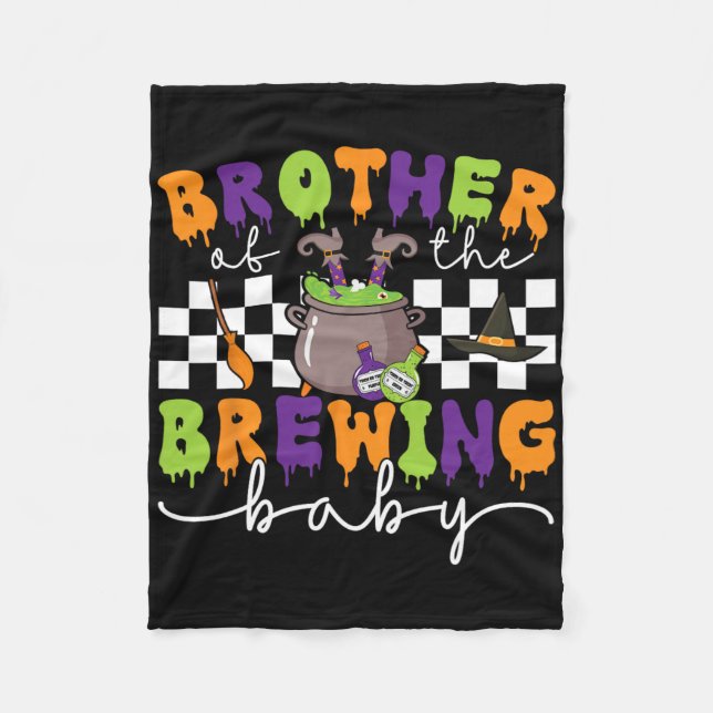 Cobertor De Velo Irmão Da Criação Por Homens Do Halloween Mulheres  (Frente)