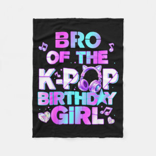 Cobertor De Velo Irmão Das Garotas de Aniversário do K-pop Música C