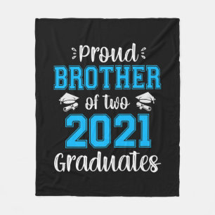 Cobertor De Velo Irmão Engraçado de Camiseta Formando de 2021