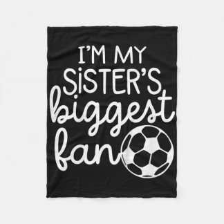 Cobertor De Velo Irmãs Grandes Bebê Futebol Maior Fã Para Bebês Men