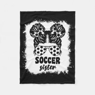 Cobertor De Velo Irmãzinha Orgulhosa de Futebol para Meninas Byby C