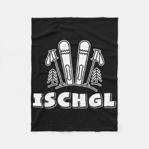 Cobertor De Velo Ischgl Skiers Winter Sports Esquiando Snowboard Au
