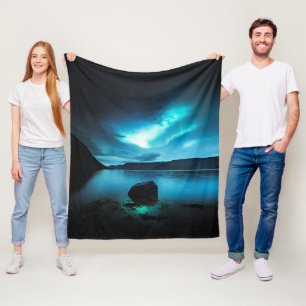 Cobertor De Velo Islândia - Luzes Nortes em Westfjords, Islândia