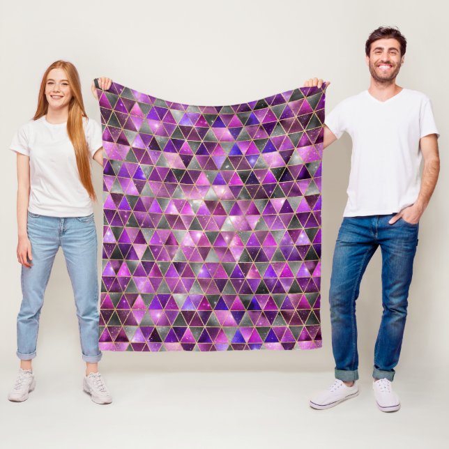 Cobertor De Velo Isométrica aquosa com Galáxia Dourada e Marble (In Situ)