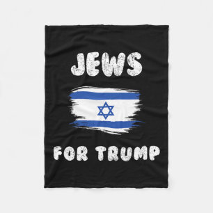 Cobertor De Velo Israel Bandeira Judeus para Trump