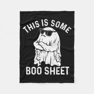 Cobertor De Velo Isso É Alguma Folha de Boo Dia das Bruxas Fantasma