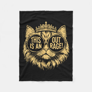 Cobertor De Velo Isto É Um Ultraje Princesa Engraçada Donut De Gato