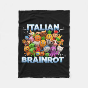 Cobertor De Velo Itália Italiano Brainrot Meme Engraçado Personagen