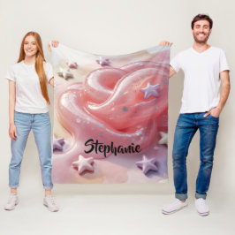 Cobertor De Velo It's a Slime Birthday Party For Girl’s Gift