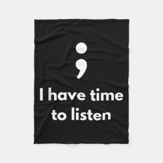 Cobertor De Velo Its Okay Not To Be Okay Semicolon Mental Health