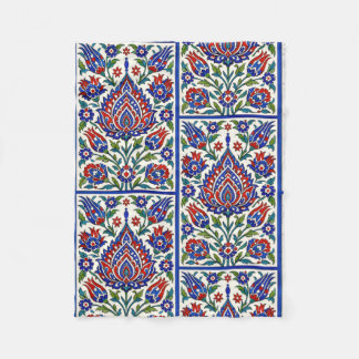 Cobertor De Velo Iznik - padrão otomano turco com flores tulipa
