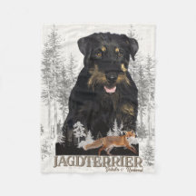Jagdterrier Dakota v. Renbrad Faux Canvas Print Ac