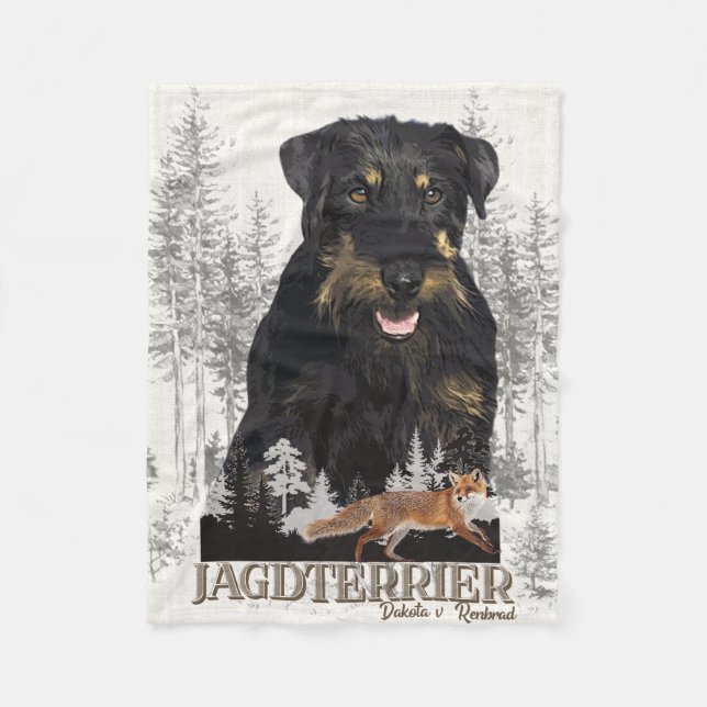 Cobertor De Velo Jagdterrier Dakota v. Renbrad Faux Canvas Print Ac (Frente)