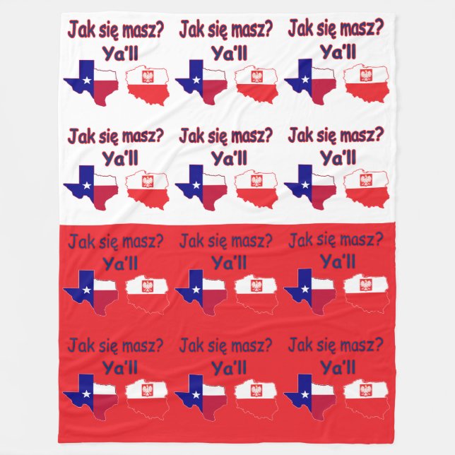 Cobertor De Velo Jak Sie Mascz Ya'll (Frente)