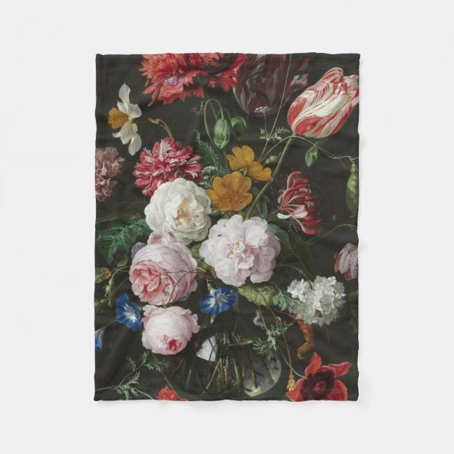 Cobertor De Velo Jan Davidsz. De Heem - Vida Estática Com Flores (Frente)