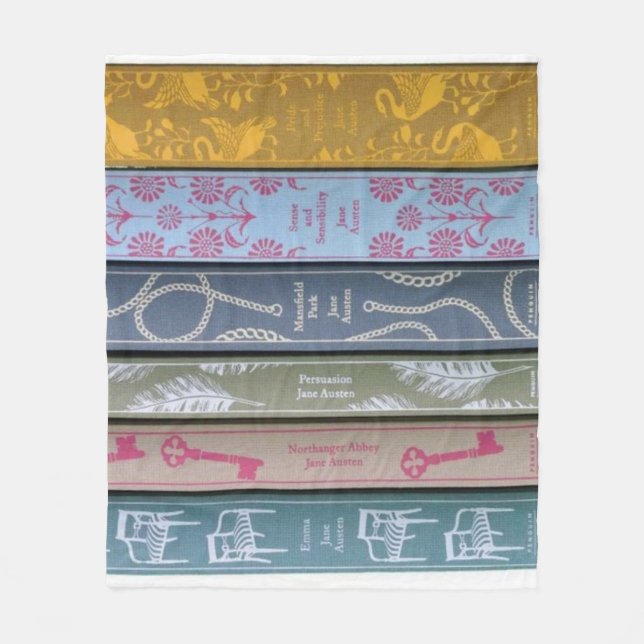 Cobertor De Velo Jane Austen romance Throw Blanket (Frente)