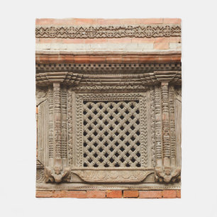 Cobertor De Velo Janela antiga no pátio Nasal Chowk de Hanuman