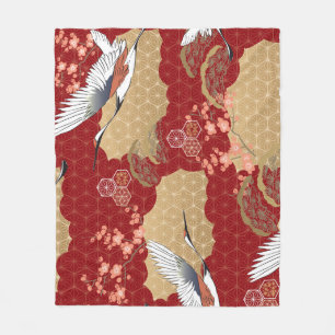 Cobertor De Velo Japonês Kimono Cherry Blossoms
