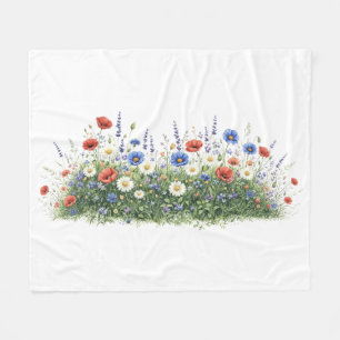 Cobertor De Velo jardim botânico de flores silvestres