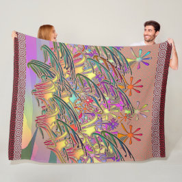 Cobertor De Velo Jardim de Flor Exótico