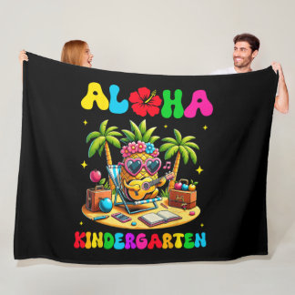 Cobertor De Velo Jardim de Infância Aloha Abacaxi Havaí Volta às Au