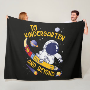 Cobertor De Velo Jardim de Infância E Além Astronauta Volta às Aula