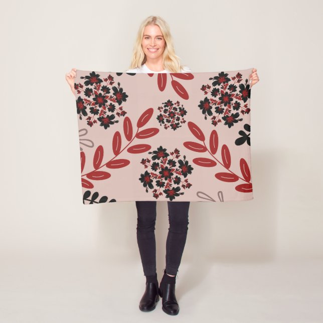 Cobertor De Velo Jardim de Rosa da Meia-Noite - Cobertura Floral Mi (In Situ)